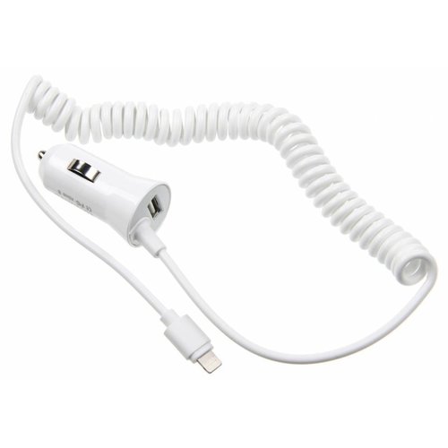 Joyroom Car Adapter 2.4A + Lightning USB Cable Zwart Joyroom Car Adapter 2.4A + Lightning USB Cable Zwart