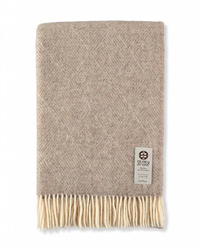 So Cosy Plaid 100% wol Ruiten Bruin