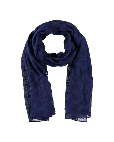 Sjaal Katoen Donkerblauw