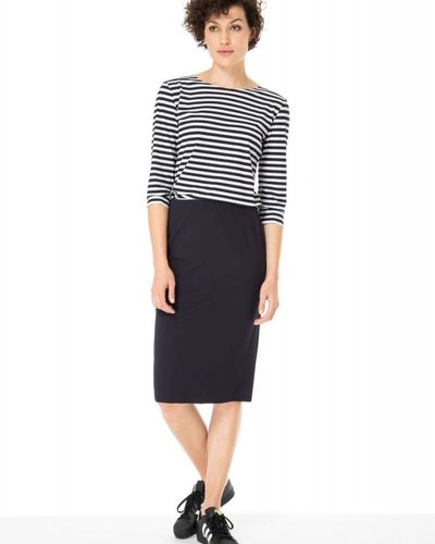 Zenggi Pencil Skirt Ink Blue