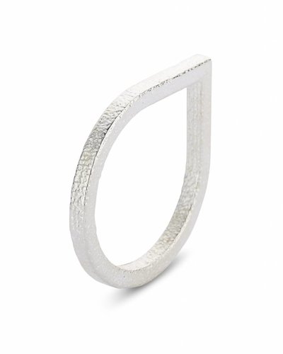Ola Ring druppel zilver