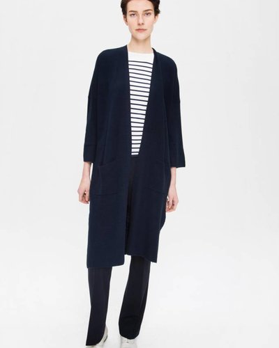 Zenggi Cotton Cashmere Cardigan Midnight Blue