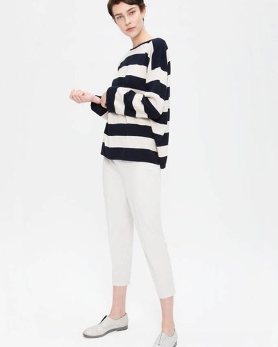 Zenggi Oversized Cotton Pullover Midnight Blue