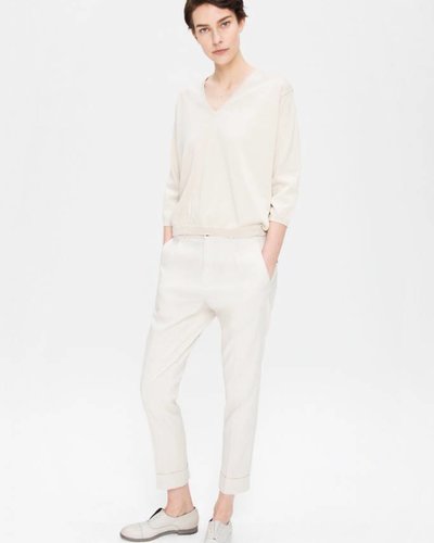 Zenggi Linen Mix Chino Chalk