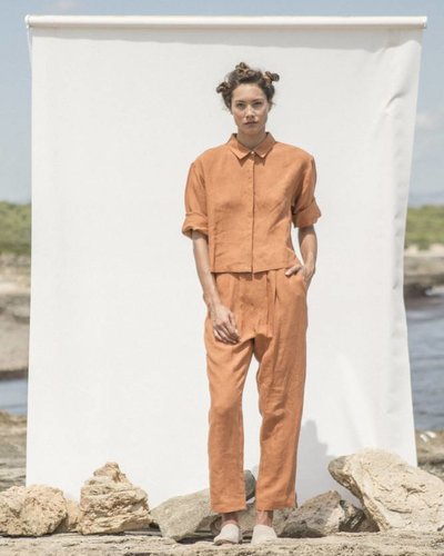 Suite13 Broek Enid Oranje