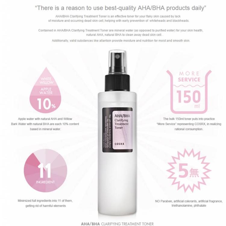 COSRX - AHA/BHA Clarifying Treatment Toner - Little Wonderland