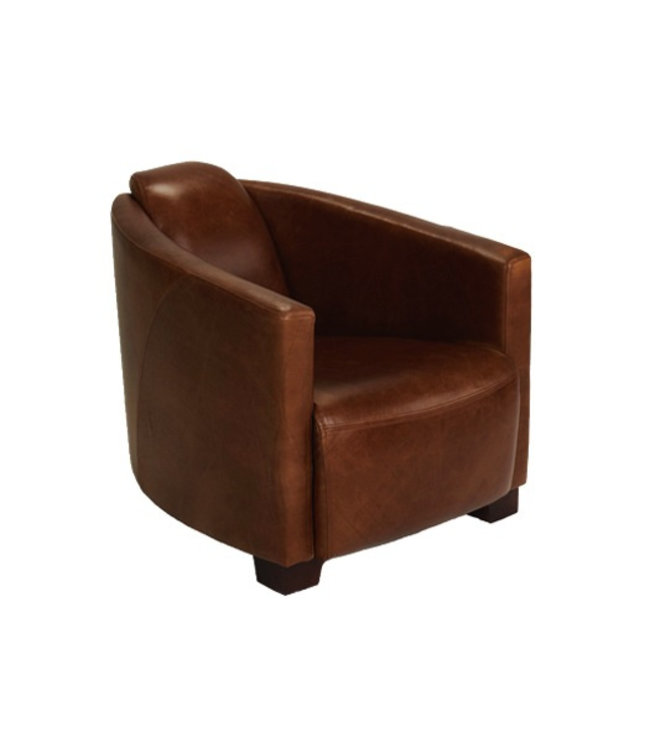Brando Leather Tub Chair Trading Boundaries Brando Leather Tub Chair