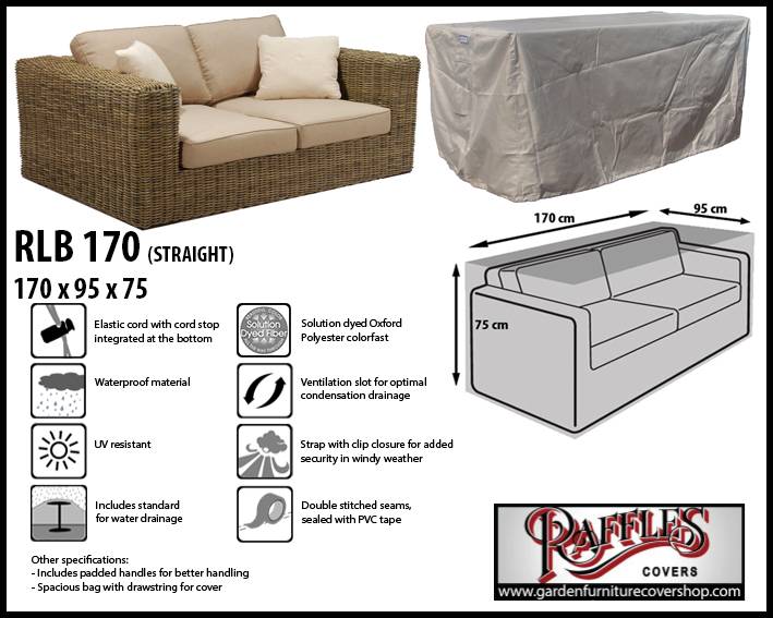 Garden Sofa Protection Cover 170 X 100 Furniture Raffles Covers Garden Sofa Protection Cover 170 X 100 H 75 Cm