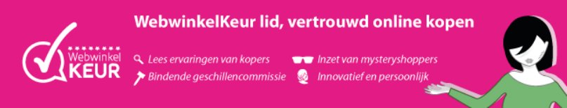 Aangesloten bij WebwinkelKeur