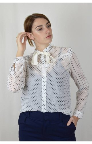 Witte Blouse - Suzette Witte Blouse - Suzette