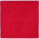 Cawö Cawö Noblesse2 Uni Gezichtsdoekje 30x30 Rood