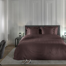 Heckett & Lane Heckett & Lane Diamante Dekbedovertrek 200x200/220 Marsala Brown