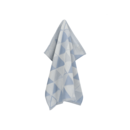 Bunzlau Castle Bunzlau Castle Theedoek Triangles Grey-Blue