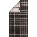 Cawö Cawo Atelier Allover print Douchelaken 70/140 basalt