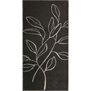 Cawö Cawo Atelier Floral Handdoek 50/100 basalt