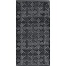 Cawö Cawo Noblesse Elegance Allover print Gastendoekje 30/50 zwart