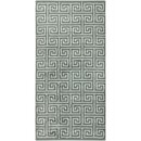 Cawö Cawo Noblesse Elegance Allover print Handdoek 50/100 nordic green