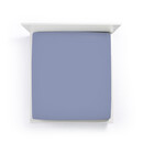 Bella Donna Bella Donna Jersey La Piccola Duo 1 Splittopperhoeslaken 200x190-200 cm blauwgrijs-0209