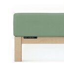 Schlafgut Schlafgut Soft Contact Jersey Flanel Hoeslaken XL - 180x200 - 200x200 665 Green Mid