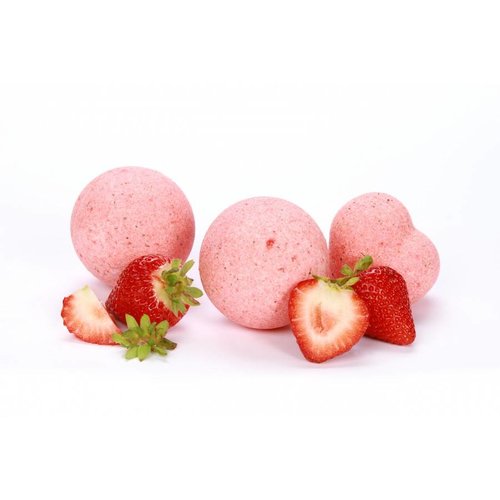 Handmade Soap Handgemaakte bruisbal Aardbeien Handmade Soap Handgemaakte bruisbal Aardbeien