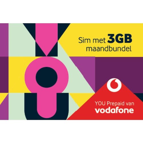 Vodafone You Prepaid Sim 3 Gb Maandbundel Vodafone You Prepaid Sim 3 Gb Maandbundel