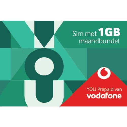 Vodafone You Prepaid Sim 1 Gb Maandbundel Vodafone You Prepaid Sim 1 Gb Maandbundel
