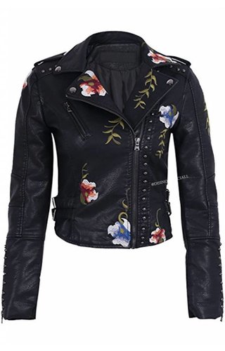 'FLEUR' - LEATHER FLORAL STUDS JACK 'FLEUR' - LEATHER FLORAL STUDS JACK