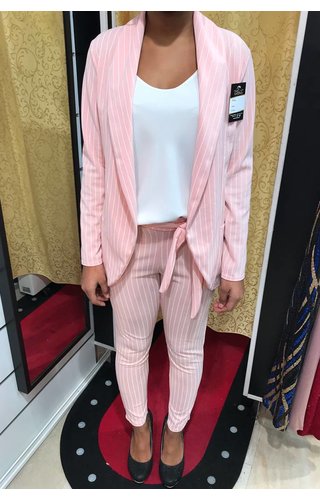 PINK - 'NADELY' - STRIPED SUIT PINK - 'NADELY' - STRIPED SUIT