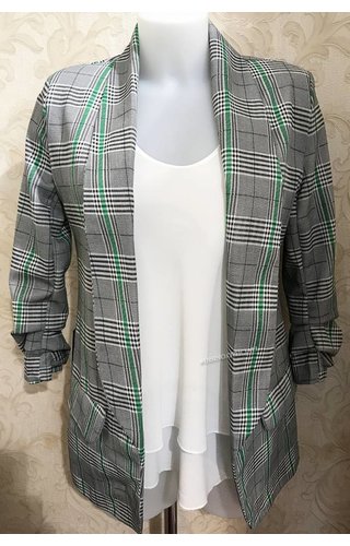 GREEN STRIPES - GERUITEN BLAZER GREEN STRIPES - GERUITEN BLAZER