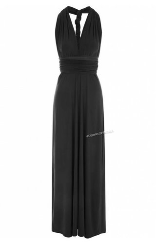 BLACK - MULTI-WAY MAXI DRESS BLACK - MULTI-WAY MAXI DRESS