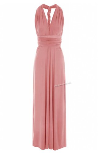 PINK - MULTI-WAY MAXI DRESS PINK - MULTI-WAY MAXI DRESS