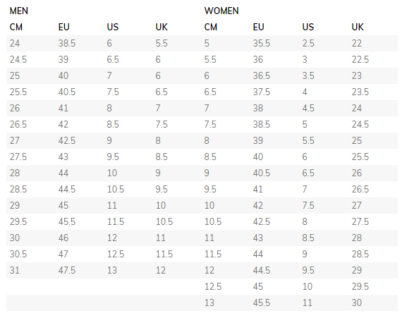 us to eu nike shoe size