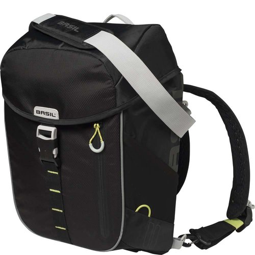 Basil Basil daypack tas Miles black lime Basil Basil daypack tas Miles black lime