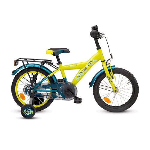 Loekie Loekie Booster 16inch yellow/green Loekie Loekie Booster 16inch yellow/green
