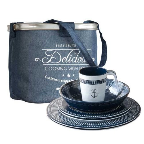 Marine Business Picknickmand Sailor Soul 24-delig Marine Business Picknickmand Sailor Soul 24-delig