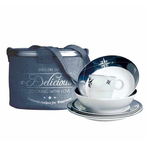 Marine Business Picknickmand Northwind 15-delig Marine Business Picknickmand Northwind 15-delig