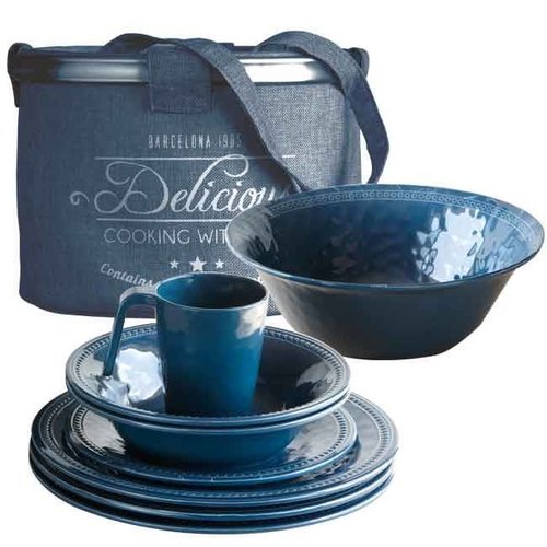 Marine Business Picknickmand Harmony lagoon 13-delen Marine Business Picknickmand Harmony lagoon 13-delen