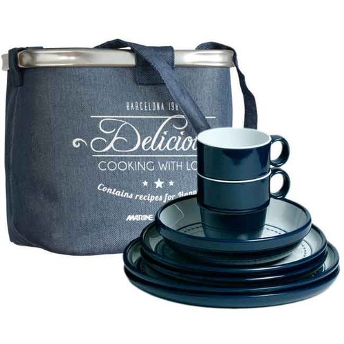 Marine Business Picknickmand Columbus 24-delen Marine Business Picknickmand Columbus 24-delen