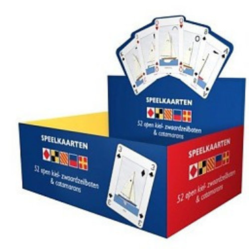 Flyer gifts Speelkaarten zeilboten Flyer gifts Speelkaarten zeilboten