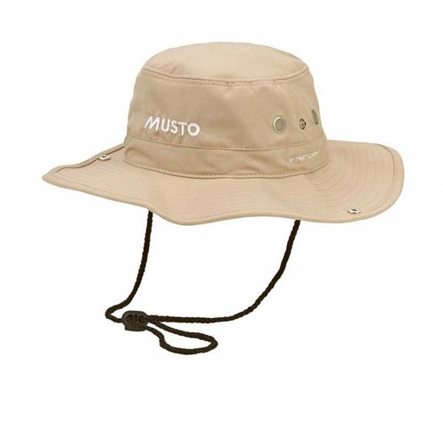 Musto zonnehoed Evo Brimmed Hat beige Musto zonnehoed Evo Brimmed Hat beige