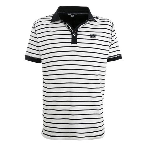 Roosenstein Polo Timo heren ecru/navy gestreept Roosenstein Polo Timo heren ecru/navy gestreept