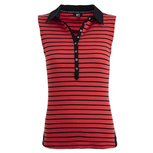 Roosenstein Top Lian dames tomate/navy gestreept Roosenstein Top Lian dames tomate/navy gestreept