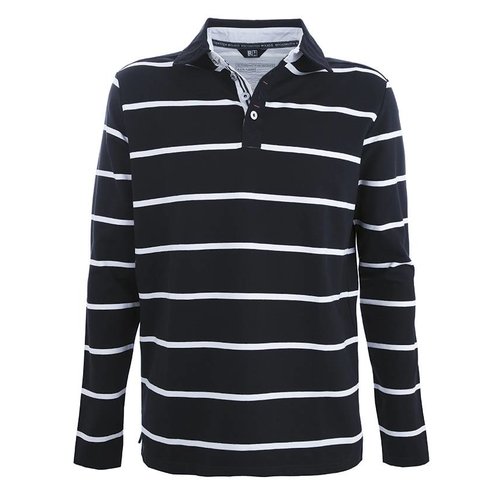 Roosenstein Polo Raf heren l/s navy/off white Roosenstein Polo Raf heren l/s navy/off white