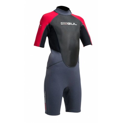 Gul Wetsuit Response junior shorty 3/2mm rood Gul Wetsuit Response junior shorty 3/2mm rood
