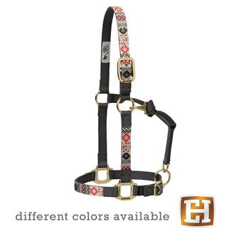 WIDE NOSE BRAIDED ROPE HALTER WITH LEAD - Euro-horse western