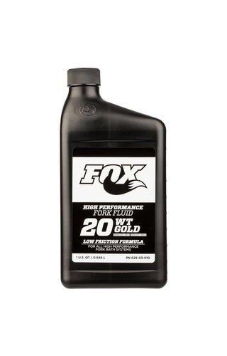 Fox FOX 20 WEIGHT GOLD BATH FORK OIL 32OZ Fox FOX 20 WEIGHT GOLD BATH FORK OIL 32OZ