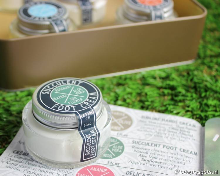 Review La Fare 1789 Foot Cream Succulent
