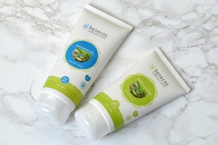 Review Benecos shower gel en body lotion aloë vera
