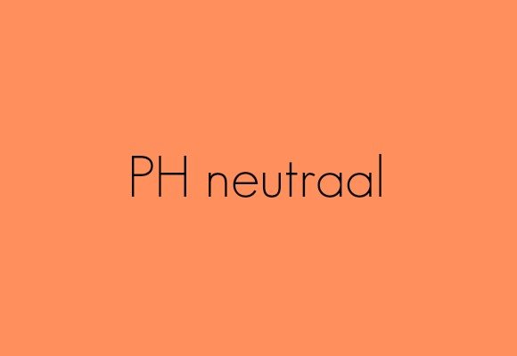 PH neutraal bij cosmetica
