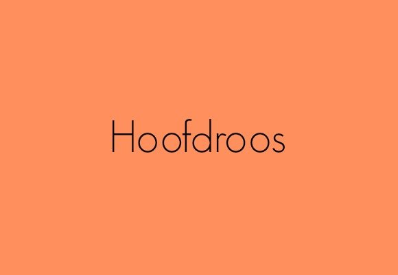 Hoofdroos